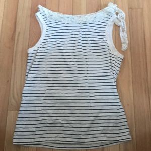 Striped top- Anthropologie